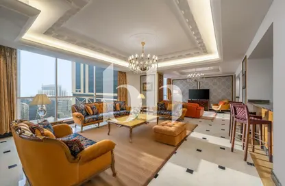 (بنتهاوس  (روف - 3 غرف نوم - 4 حمامات للايجار في برج وست باي - الخليج الجنوبي - الخليج الغربي - الدوحة