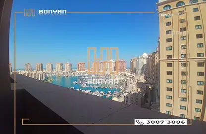 شقة - غرفة نوم - 2 حمامات للايجار في برج بورتو ارابيا 2 - بورتو أرابيا - جزيرة اللؤلؤة - الدوحة