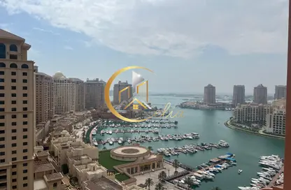 Apartment - 1 Bedroom - 2 Bathrooms for rent in Tower 5 - Porto Arabia - The Pearl Island - Doha
