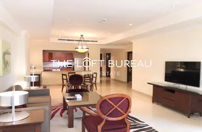 Apartment - 1 Bedroom - 2 Bathrooms for rent in West Porto Drive - Porto Arabia - The Pearl Island - Doha