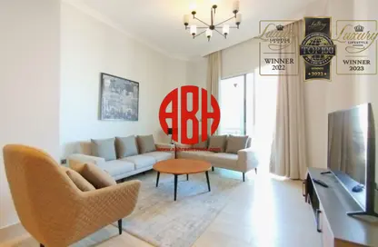 Apartment - 2 Bedrooms - 3 Bathrooms for rent in Lusail Marina Heights - Marina District - Lusail