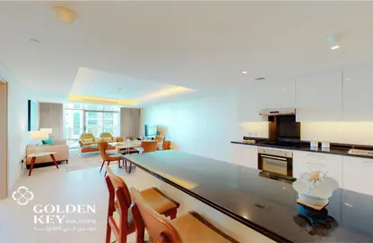 Apartment - 1 Bedroom - 2 Bathrooms for rent in Abraj Bay - Abraj Quartiers - The Pearl Island - Doha