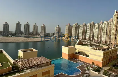 Apartment - 1 Bedroom - 2 Bathrooms for rent in Al Mutahidah Tower - Viva Bahriyah - The Pearl Island - Doha