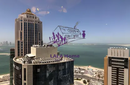 شقة - غرفة نوم - 1 حمام للايجار في برج وست باي - الخليج الجنوبي - الخليج الغربي - الدوحة