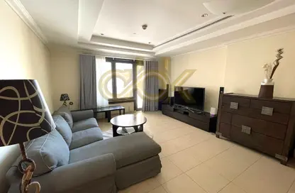 Apartment - 1 Bedroom - 2 Bathrooms for rent in East Porto Drive - Porto Arabia - The Pearl Island - Doha