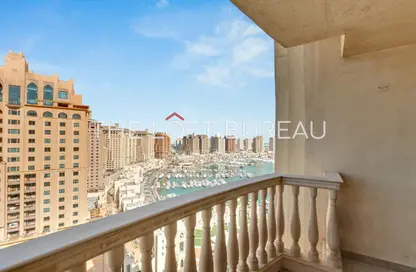 Apartment - 2 Bedrooms - 2 Bathrooms for sale in East Porto Drive - Porto Arabia - The Pearl Island - Doha