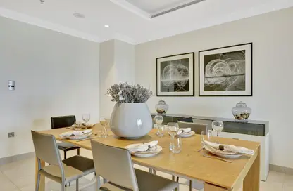 شقة - 2 غرف نوم - 3 حمامات للايجار في طريق بورتو الغربي - بورتو أرابيا - جزيرة اللؤلؤة - الدوحة