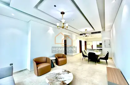 Living / Dining Room image for: Apartment - 2 Bedrooms - 2 Bathrooms for rent in Marina Residences 195 - Marina District - Lusail, Image 1