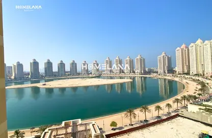 شقة - غرفة نوم - 2 حمامات للايجار في فيفا بحرية - جزيرة اللؤلؤة - الدوحة