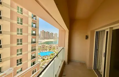 Apartment - Studio - 1 Bathroom for rent in Al Mutahidah Tower - Viva Bahriyah - The Pearl Island - Doha