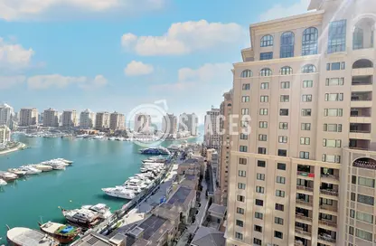 Apartment - 1 Bedroom - 2 Bathrooms for sale in West Porto Drive - Porto Arabia - The Pearl Island - Doha