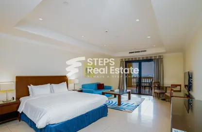 Apartment - Studio - 1 Bathroom for rent in Marina Gate - Porto Arabia - The Pearl Island - Doha