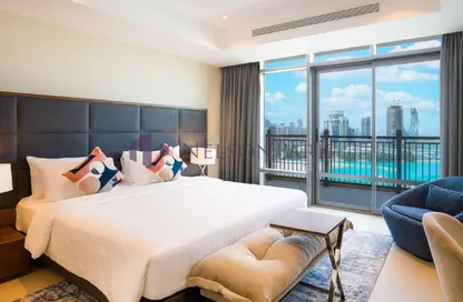 شقة - 2 غرف نوم - 3 حمامات للايجار في ابراج باي - منطقة الأبراج - جزيرة اللؤلؤة - الدوحة