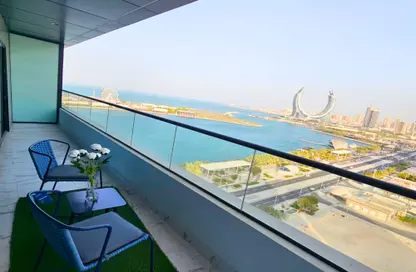 Apartment - 2 Bedrooms - 3 Bathrooms for rent in Marina Residences 195 - Marina District - Lusail