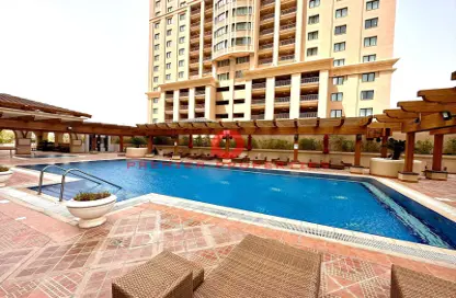 Pool image for: Apartment - 1 Bathroom for rent in East Porto Drive - Porto Arabia - The Pearl Island - Doha, Image 1