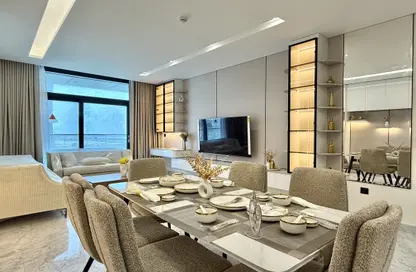Apartment - 2 Bedrooms - 4 Bathrooms for rent in Marina Tower 23 - Marina District - Lusail