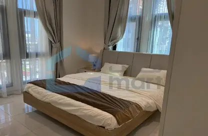 Room / Bedroom image for: Apartment - 1 Bedroom - 2 Bathrooms for rent in Seville Residence - Fox Hills - Lusail, Image 1