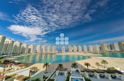 شقة - 1 حمام للايجار في برج 2 - فيفا بحرية - جزيرة اللؤلؤة - الدوحة