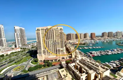 Apartment - 4 Bedrooms - 5 Bathrooms for rent in Tower 7 (Ferrari Tower) - Porto Arabia - The Pearl Island - Doha
