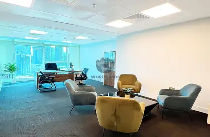 Office Space - Studio - 4 Bathrooms for rent in Al Jazeera Tower - West Bay - West Bay - Doha