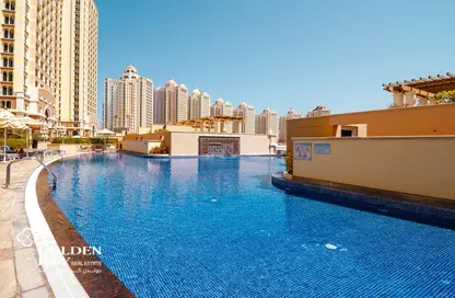 Apartment - 1 Bedroom - 2 Bathrooms for rent in Viva West - Viva Bahriyah - The Pearl Island - Doha