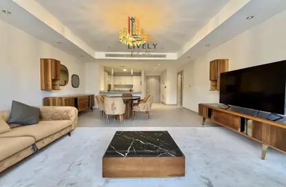 Apartment - 2 Bedrooms - 2 Bathrooms for rent in Marina Residences 195 - Marina District - Lusail