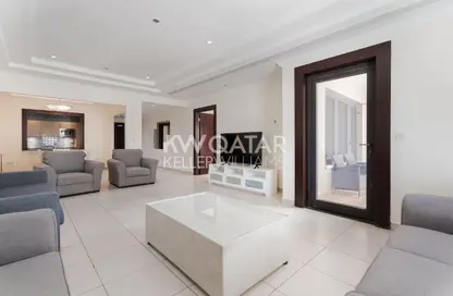 شقة - غرفة نوم - 2 حمامات للايجار في طريق بورتو الغربي - بورتو أرابيا - جزيرة اللؤلؤة - الدوحة