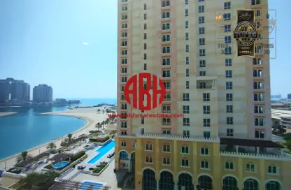 Apartment - Studio - 1 Bathroom for rent in Viva West - Viva Bahriyah - The Pearl Island - Doha