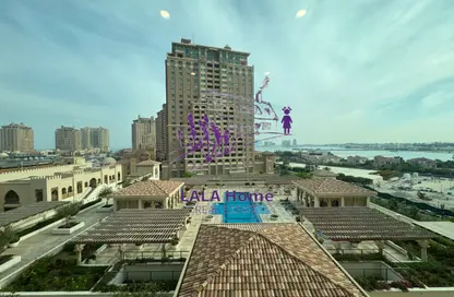 Apartment - 1 Bedroom - 2 Bathrooms for rent in East Porto Drive - Porto Arabia - The Pearl Island - Doha