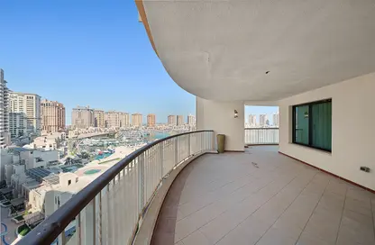 Apartment - 3 Bedrooms - 4 Bathrooms for rent in West Porto Drive - Porto Arabia - The Pearl Island - Doha