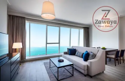 Apartment - 1 Bedroom - 2 Bathrooms for rent in Regency Tower - The Gate Towers - West Bay - Doha
