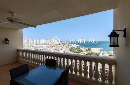 Apartment - 2 Bedrooms - 3 Bathrooms for rent in West Porto Drive - Porto Arabia - The Pearl Island - Doha