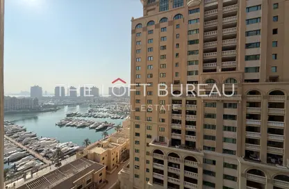 Apartment - 1 Bedroom - 2 Bathrooms for rent in West Porto Drive - Porto Arabia - The Pearl Island - Doha Apartment - 1 Bedroom - 2 Bathrooms for rent in West Porto Drive - Porto Arabia - The Pearl Island - Doha
