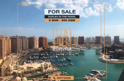 Water View image for: Apartment - 6 Bedrooms - 6 Bathrooms for sale in The Pearl Island - Doha, Image 1