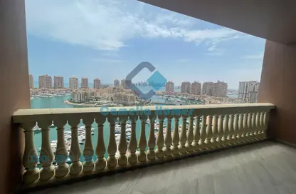 Apartment - 2 Bedrooms - 3 Bathrooms for rent in West Porto Drive - Porto Arabia - The Pearl Island - Doha