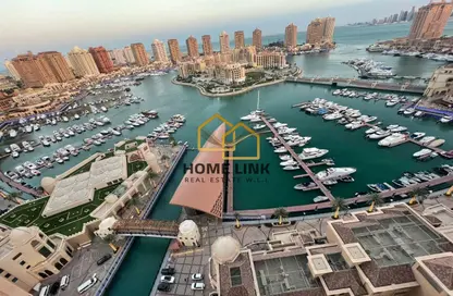 Apartment - 3 Bedrooms - 4 Bathrooms for rent in West Porto Drive - Porto Arabia - The Pearl Island - Doha