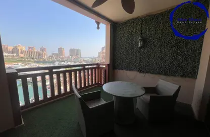 Townhouse - 1 Bedroom - 2 Bathrooms for rent in East Porto Drive - Porto Arabia - The Pearl Island - Doha