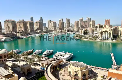 Apartment - Studio - 1 Bathroom for rent in The Pearl Island - Doha