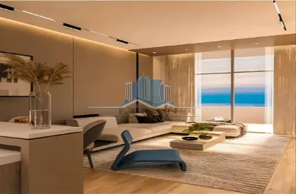 Living / Dining Room image for: Apartment - 3 Bedrooms - 4 Bathrooms for sale in Downtown - Downtown - Qatar Entertainment City - Lusail, Image 1