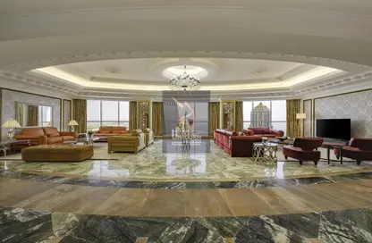 شقة - 6 غرف نوم - 6 حمامات للايجار في فندق دوسيت اند سويتس الدوحة - شارع الدبلوماسي - الخليج الغربي - الدوحة