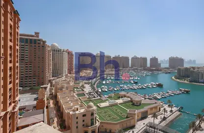 Apartment - 2 Bedrooms - 3 Bathrooms for sale in East Porto Drive - Porto Arabia - The Pearl Island - Doha
