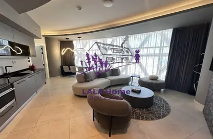 Apartment - 1 Bedroom - 1 Bathroom for rent in Jawharat Lusail - Marina District - Lusail
