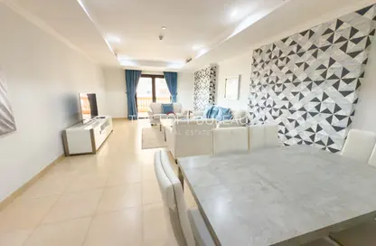 Apartment - 1 Bedroom - 2 Bathrooms for rent in West Porto Drive - Porto Arabia - The Pearl Island - Doha