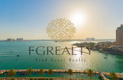Apartment - 3 Bedrooms - 4 Bathrooms for rent in East Porto Drive - Porto Arabia - The Pearl Island - Doha