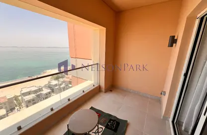 Apartment - Studio - 1 Bathroom for rent in Viva West - Viva Bahriyah - The Pearl Island - Doha