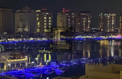 Apartment - Studio - 1 Bathroom for rent in West Porto Drive - Porto Arabia - The Pearl Island - Doha