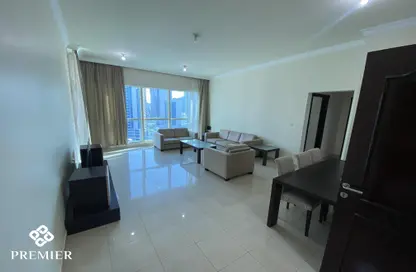 شقة - 2 غرف نوم - 3 حمامات للايجار في برج الدوحة - الخليج الجنوبي - الخليج الغربي - الدوحة
