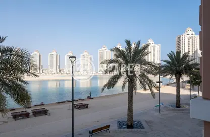 تاون هاوس - غرفة نوم - 2 حمامات للايجار في فيفا بحرية شرق - فيفا بحرية - جزيرة اللؤلؤة - الدوحة