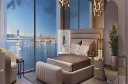 Room / Bedroom image for: Apartment - 1 Bedroom - 1 Bathroom for sale in Qetaifan Islands - Lusail, Image 1