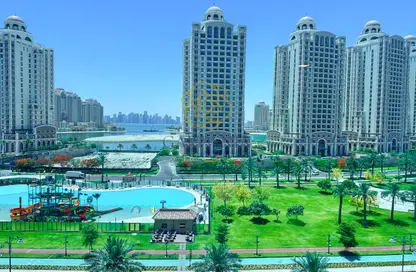 شقة - 3 غرف نوم - 4 حمامات للايجار في حدائق جاردينو - فيلات جاردينو - جزيرة اللؤلؤة - الدوحة